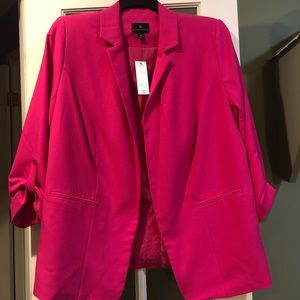 Hot Pink suit coat from JCPenney brand Worthington